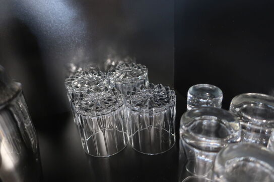 17 stk. glas 