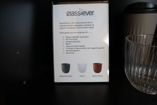 7 stk. termokrus GLASSFOREVER
