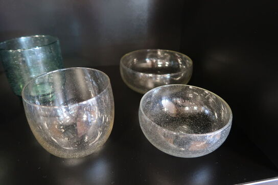 7 stk. vinglas RIEDEL samt div. Vandglas F2D