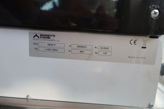 Dejrullebord MORETTI FORNI SB/50 P