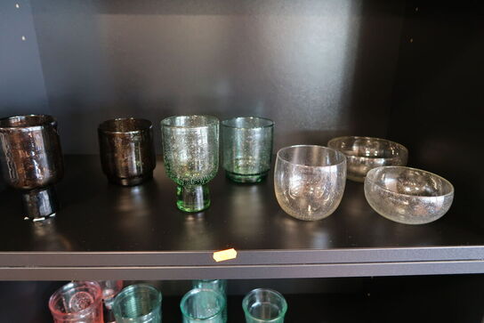 7 stk. vinglas RIEDEL samt div. Vandglas F2D