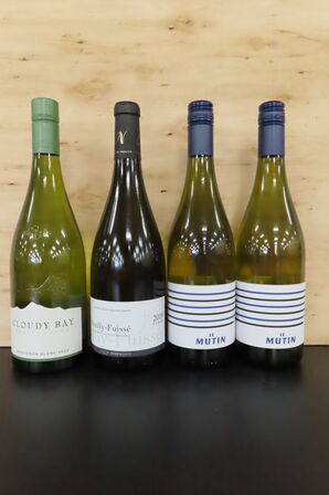 4 fl. Blandet hvidvin 750ml.