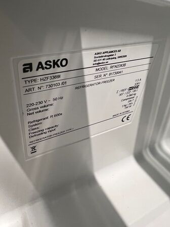 Køle/fryseskab ASKO