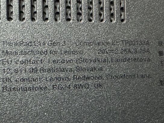 Laptop, LENOVO Thinkpad L14 gen 3