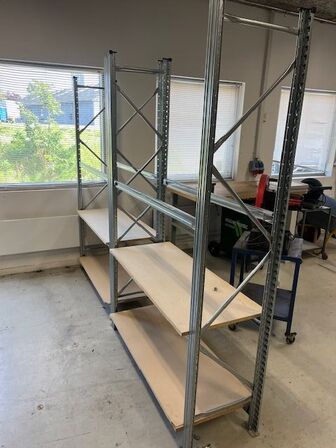 2 stk. stålreoler