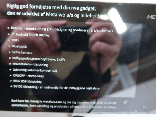 23 skærme, påtrykt METALWO (se beskrivelse på sidste billed)