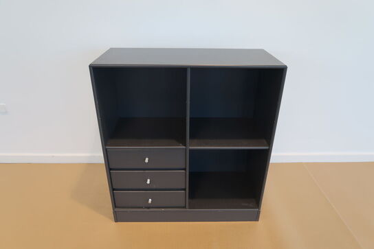 Montana reol med 3 skuffer + sokkel  MOMSFRI