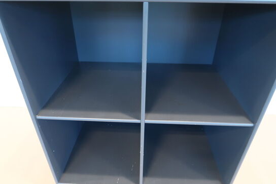 Montana reol med 4 rum + sokkel  MOMSFRI