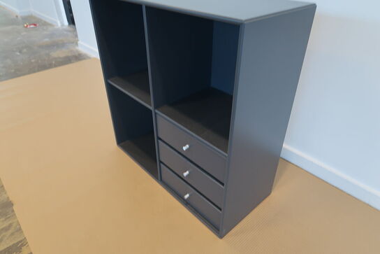 Montana reol med 3 skuffer  MOMSFRI