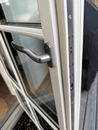 Dobbelt terassedør, Krone vinduer Træ/alu MOMSFRI