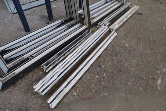 4 stk. Vinduespartier, Plast - Ubrugt (Uden glas)