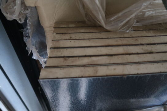 4 stk. Vinduespartier, Plast - Ubrugt (Uden glas)