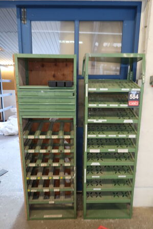 2 stk. Værkstedsreoler