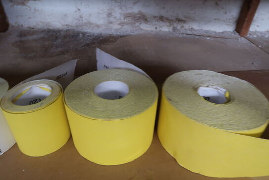 5 ruller sandpapir MOMSFRI