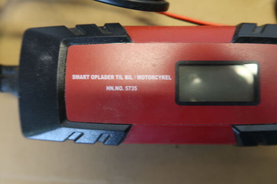 Smart oplader til bil / Motorcykel MOMSFRI