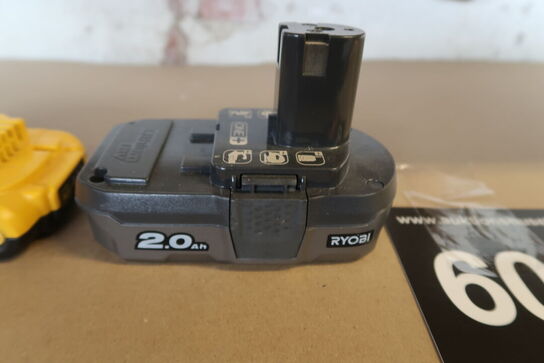 DeWalt & Ryobi batteri MOMSFRI