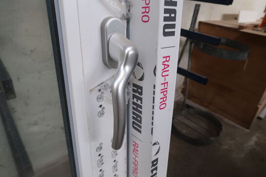 Terrassedør med karm, Plast - Ubrugt 