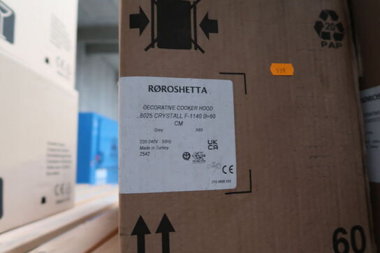 Emhætte RØROSHETTA 8025 CRYSTALL F-1140