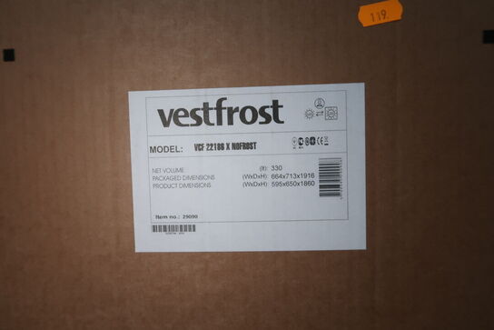 Køle/fryseskab VESTFROST VCF 22186 X NOFROST