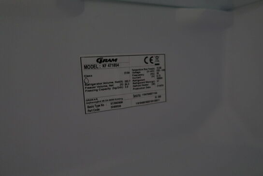 Køle/fryseskab GRAM KF 471854