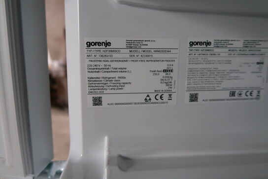 Køle/fryseskab GORENJE NRK6202EW4