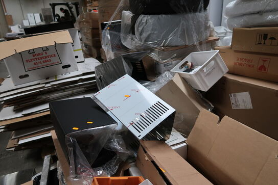 Palle med div. Tilbehør til emhætte m.m.