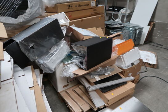 Palle med div. Tilbehør til emhætte m.m.