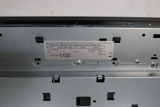 Induktionskogeplade SIEMENS EH631BE18E