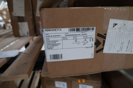 Emhætte RØROSHETTA SLIDE 60 HVIT