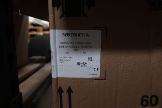 Emhætte RØROSHETTA 8025 CRYSTALL F-1140