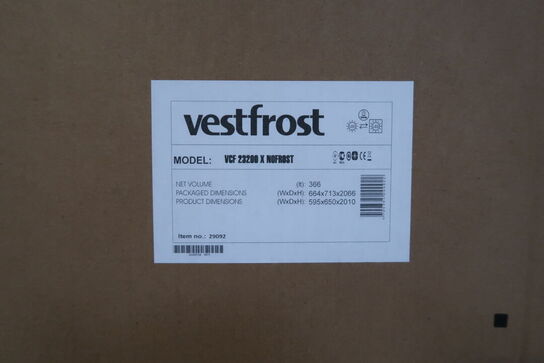 Køle/fryseskab VESTFROST VCF 23200 X NOFROST