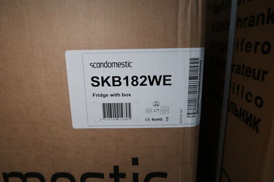 Køleskab SCANDOMESTIC SKB182WE