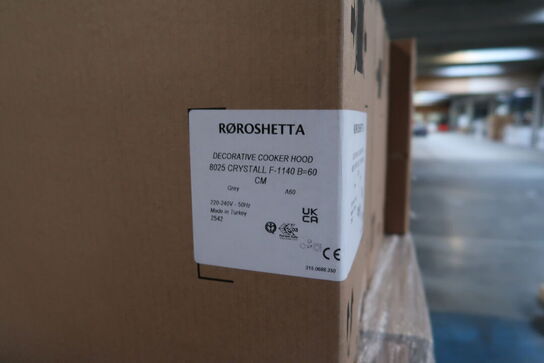 Emhætte RØROSHETTA 8025 CRYSTALL F-1140