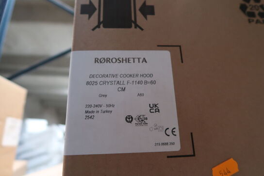 Emhætte RØROSHETTA 8025 CRYSTALL F-1140