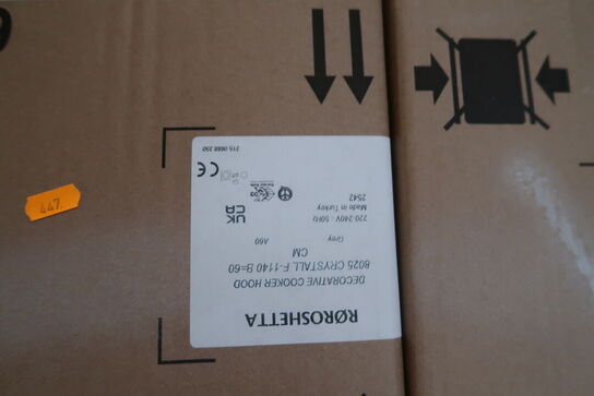 Emhætte RØROSHETTA 8025 CRYSTALL F-1140