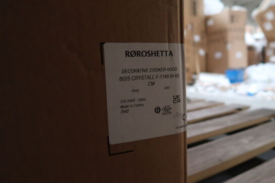 Emhætte RØROSHETTA 8025 CRYSTALL F-1140