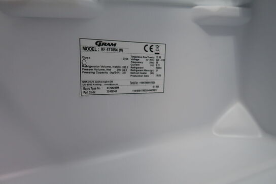 Køle/fryseskab GRAM KF 171854 (V)