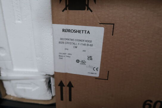 Emhætte RØROSHETTA 8025 CRYSTALL F-1140