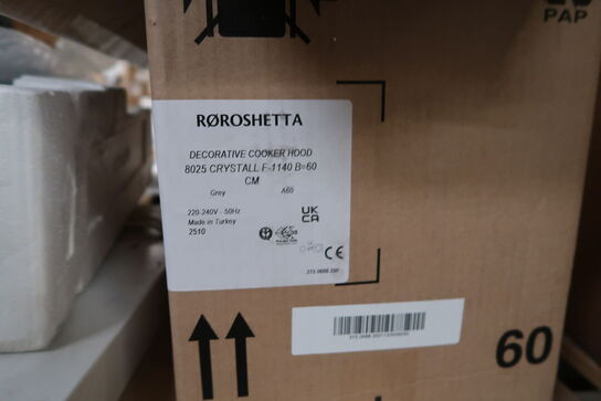 Emhætte RØROSHETTA 8025 CRYSTALL F-1140