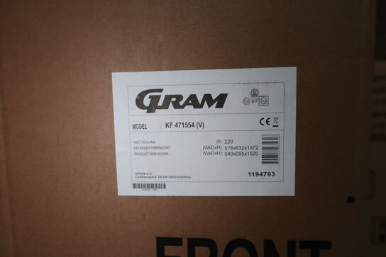Køle/fryseskab GRAM KF 471554(V)
