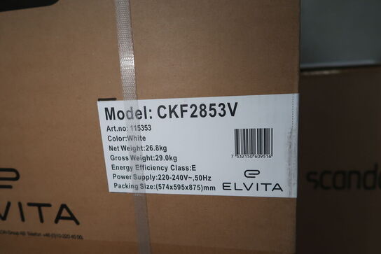 Køleskab ELVITA CKF2853V