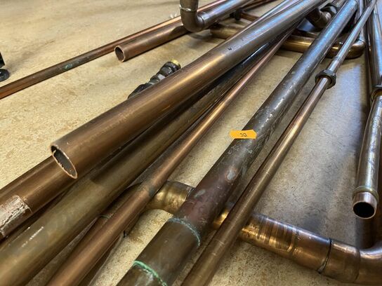 Kobber rør i blandet længde