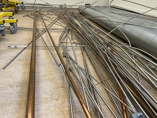 Diverse rør i mange tykkelser og længe