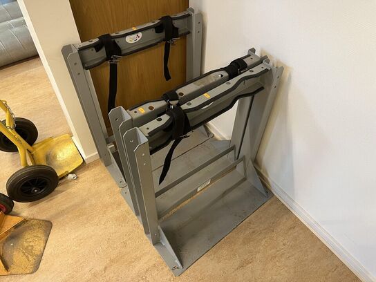 Arbejdsbord plade med stål ben