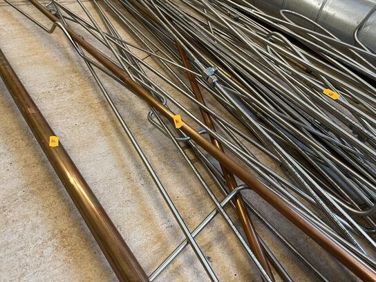 Diverse rør i mange tykkelser og længe