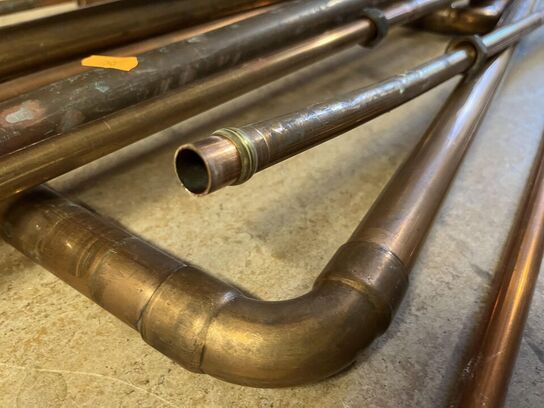 Kobber rør i blandet længde