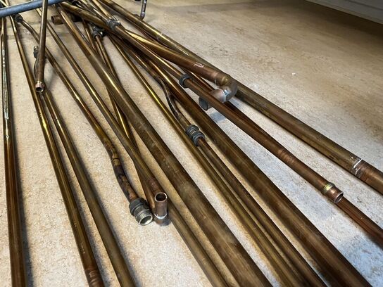 Kobber rør i blandet længde