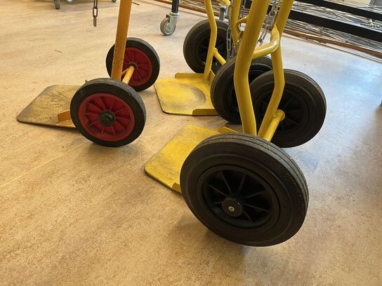 3.Stk. Gasflaske holder på hjul