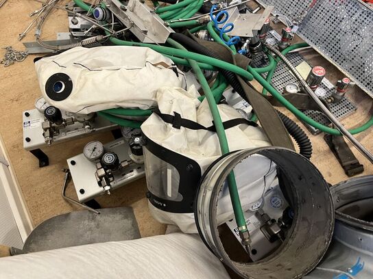 Assorteret dele til udsugning og rør førelse