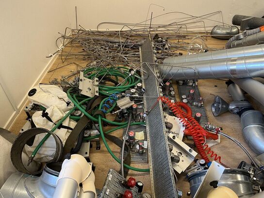 Assorteret dele til udsugning og rør førelse